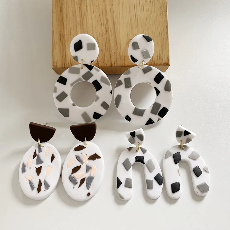 OUYE black white cow women polymer clay earrings wholesale jewelry custom earring clay 2021 handmade clay earrings women, Colorful
OUYE black white cow women polymer clay earrings wholesale jewelry custom earring clay 2021 handmade clay earrings women, Colorful