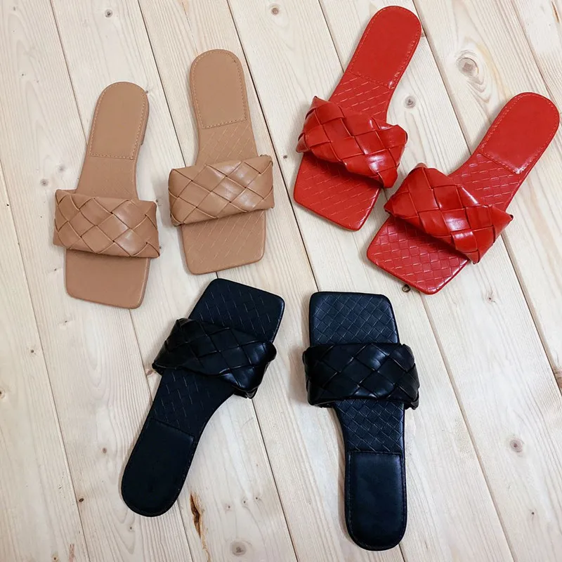 Factory price wholesale Weave Leather Women Sandals Open Toe Flat Ladies Slides Outdoor Female Slippers, Picture color
Factory price wholesale Weave Leather Women Sandals Open Toe Flat Ladies Slides Outdoor Female Slippers, Picture color