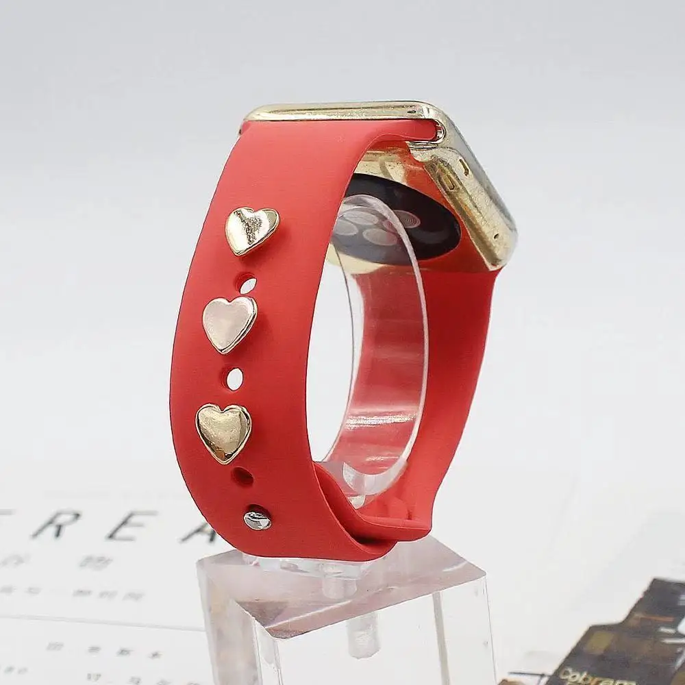 Heart Design For Apple Watch Charm Stud Watch Bling Decoration For Apple Watch Band Charm, Optional
Heart Design For Apple Watch Charm Stud Watch Bling Decoration For Apple Watch Band Charm, Optional