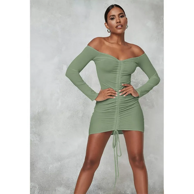 Women's Sexy Bodycon sweater dress Long Sleeve Basic Midi Club Dresses Sexy Elegant Summer Clothing Party Dresses, Customized color
Women's Sexy Bodycon sweater dress Long Sleeve Basic Midi Club Dresses Sexy Elegant Summer Clothing Party Dresses, Customized color