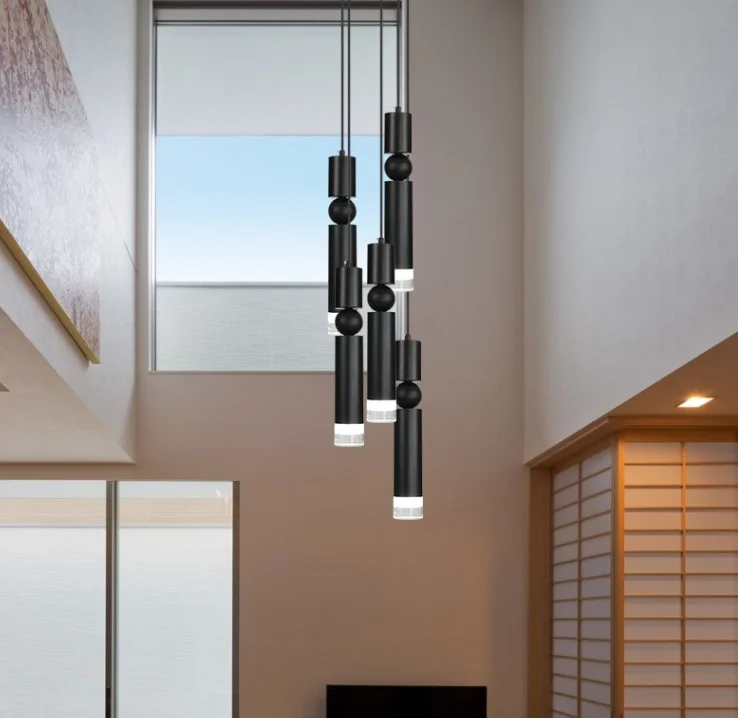 Modern nordic style brass metal gold pendant lamp single hanging light