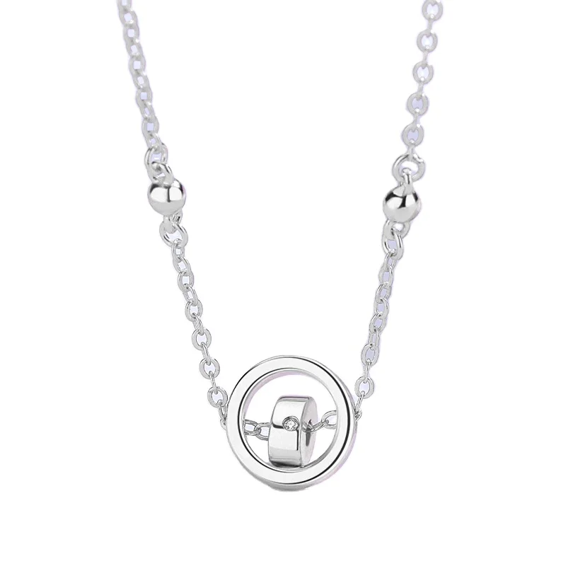 Minimalist fashion women necklace silver jewelry gold plated round circle charm necklace
Minimalist fashion women necklace silver jewelry gold plated round circle charm necklace