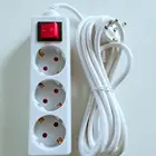 Extension socket European socket With Switch and with children protection