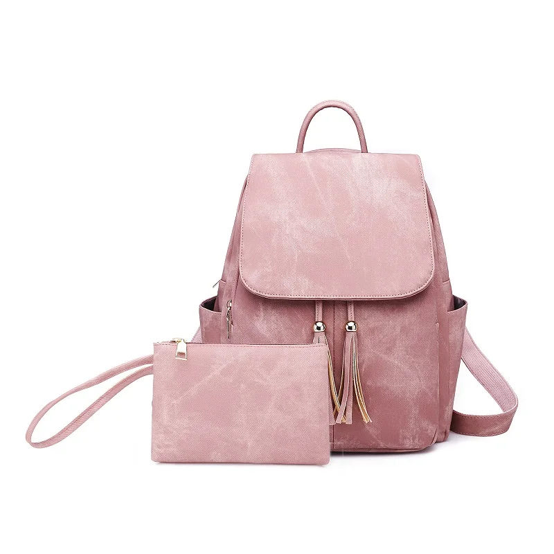 New Designs Fashion Tassel Backpack Purse Wholesale Customized Multipurpose Handbag and PU Leather Shoulder backpack 2Pcs
New Designs Fashion Tassel Backpack Purse Wholesale Customized Multipurpose Handbag and PU Leather Shoulder backpack 2Pcs