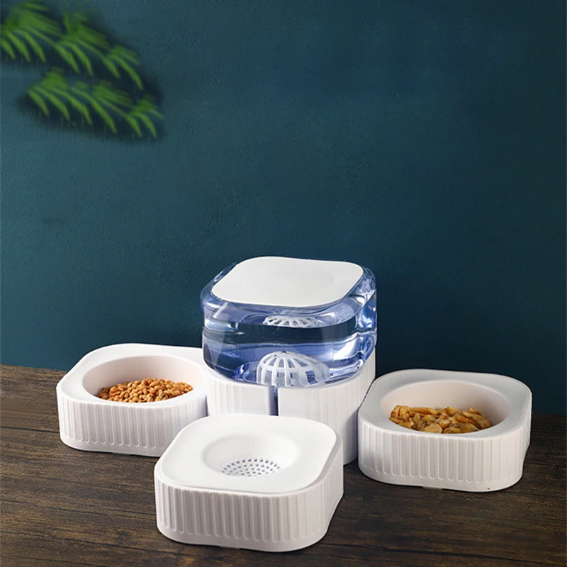 Automatic Dog Cat Food Bowl Dispenser 3 in 1 Detachable Pet Feeding Drinking Dish for Small Medium Large Dog Cats Pet Bowl, White, gray, blue
Automatic Dog Cat Food Bowl Dispenser 3 in 1 Detachable Pet Feeding Drinking Dish for Small Medium Large Dog Cats Pet Bowl, White, gray, blue