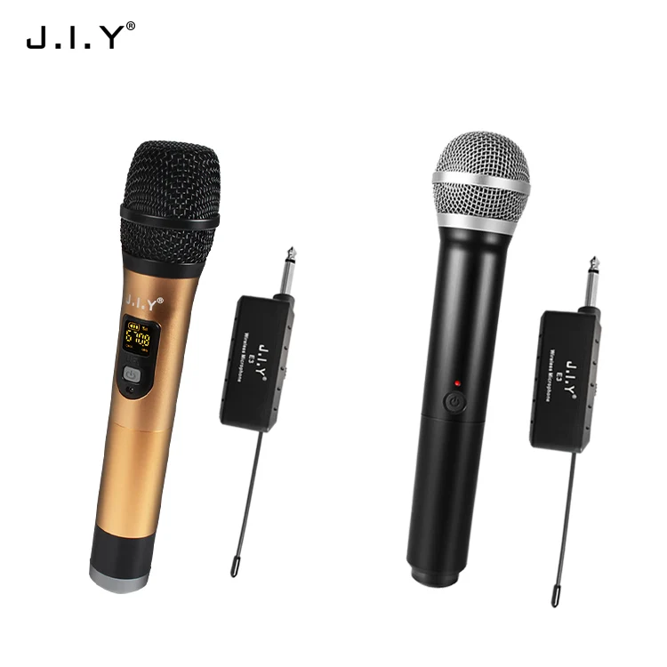 E3 UHF Universal Wireless Microphone Handheld Karaoke Microphone Professional Rechargeable, Gold, black
E3 UHF Universal Wireless Microphone Handheld Karaoke Microphone Professional Rechargeable, Gold, black