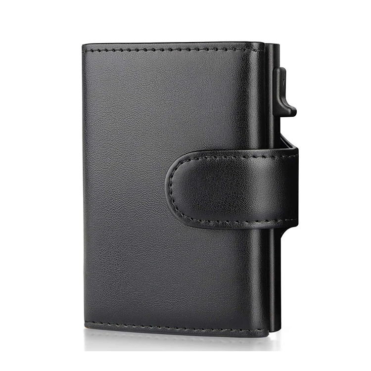 side push aluminum box wallet men RFID multifunctional Genuine Leather Flip coin pocket automatic pop up metal wallet, Customized
side push aluminum box wallet men RFID multifunctional Genuine Leather Flip coin pocket automatic pop up metal wallet, Customized