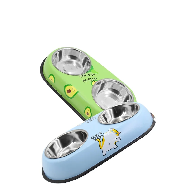 Pet Products Double Anti Slip Stainless Steel Dog Cat Bowl Double Pet Feeder Pet Dog Food Bowl, Picture
Pet Products Double Anti Slip Stainless Steel Dog Cat Bowl Double Pet Feeder Pet Dog Food Bowl, Picture