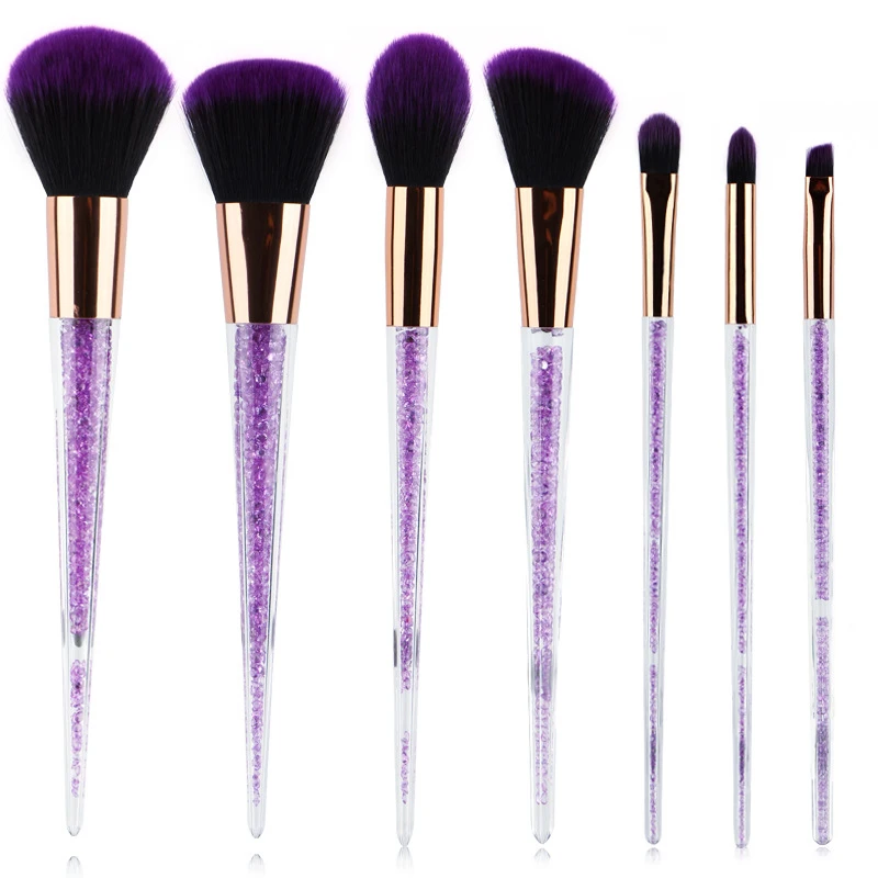 7pcs Glitter Makeup Brush Set Crystal Foundation Eyeshadow Make up Brushes For Girls
7pcs Glitter Makeup Brush Set Crystal Foundation Eyeshadow Make up Brushes For Girls