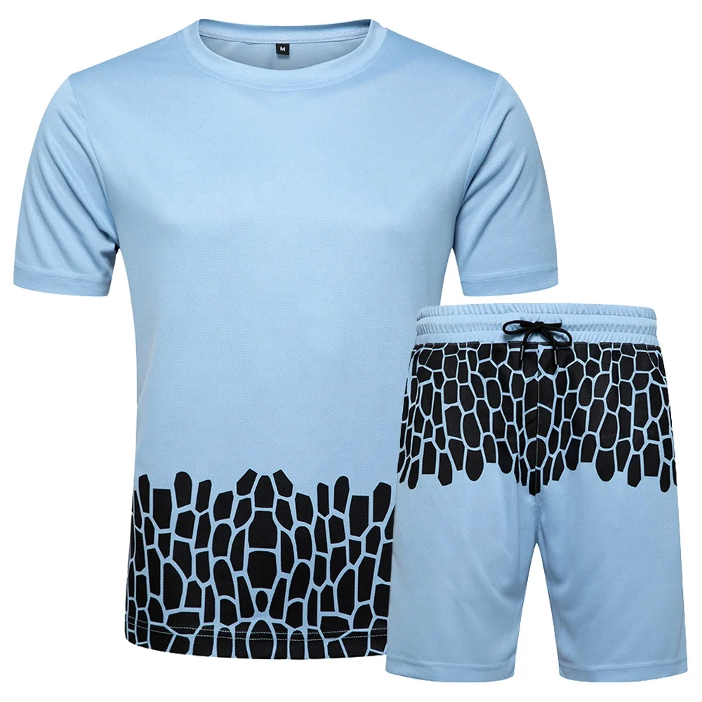 HOdo New Arrived Summer Men's Casual 2 Piece Printed Tracksuit Short Sleeve Running Top and Shorts Jogging Athletic Sports Set
HOdo New Arrived Summer Men's Casual 2 Piece Printed Tracksuit Short Sleeve Running Top and Shorts Jogging Athletic Sports Set