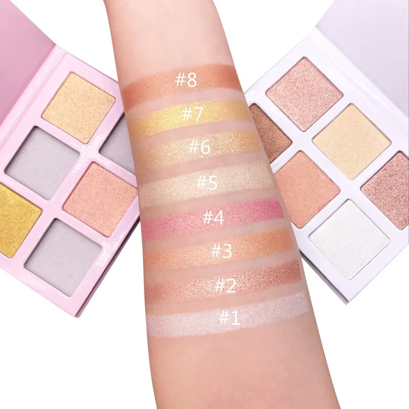 No Logo Highlighter DIY Palette Best Quality 6Colors Makeup Highlighter Palette Private Label
No Logo Highlighter DIY Palette Best Quality 6Colors Makeup Highlighter Palette Private Label