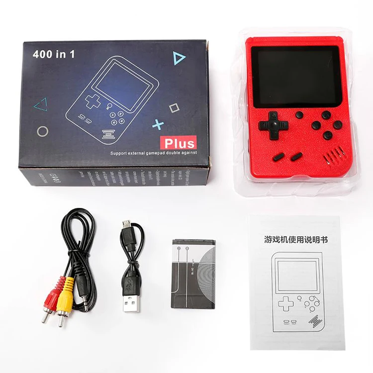 Built-in 400 games, 8-bit 3.0-inch color LCD children's color game console, retro portable mini handheld game console
Built-in 400 games, 8-bit 3.0-inch color LCD children's color game console, retro portable mini handheld game console