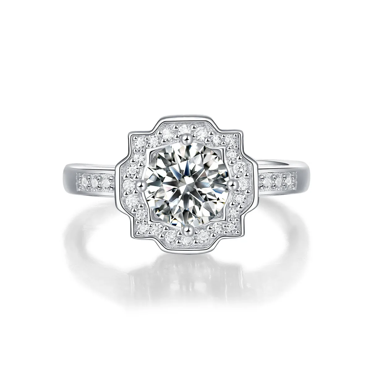 Hot sale White Moissanite Ring Rose Window / Silver 925 Engagement Wedding Ring Silver 925 Ring YSF1747
Hot sale White Moissanite Ring Rose Window / Silver 925 Engagement Wedding Ring Silver 925 Ring YSF1747