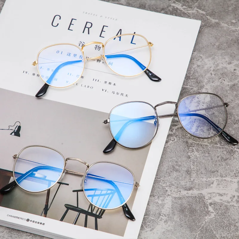 2020 Modern popular AC lens round retro metal frame gaming glasses anti blue light blocking for adults, Custom colors
2020 Modern popular AC lens round retro metal frame gaming glasses anti blue light blocking for adults, Custom colors