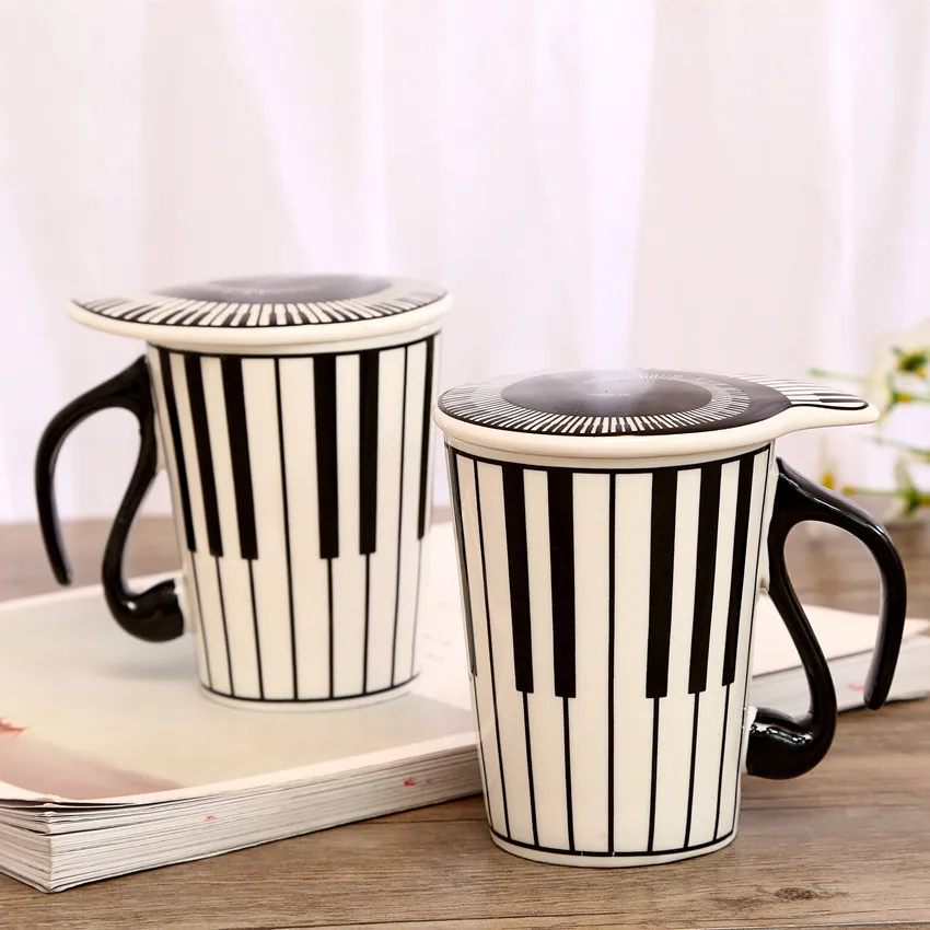 Z633 Music Mug Notes Piano Keyboard Ceramic Cup Porcelain Mug Coffee Cup with Cover Creative gift Cup
Z633 Music Mug Notes Piano Keyboard Ceramic Cup Porcelain Mug Coffee Cup with Cover Creative gift Cup