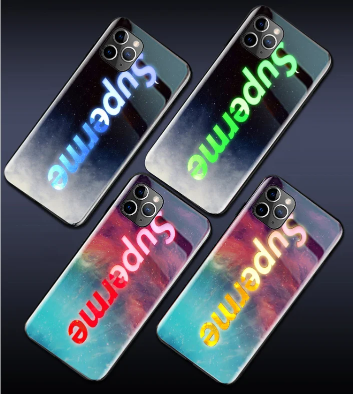 Led light flashing light up phone case For iPhone 12/12/12 Pro Max XR XS Max 8 7 Plus Fashion Brand Phone case SUP Marvel Super
Led light flashing light up phone case For iPhone 12/12/12 Pro Max XR XS Max 8 7 Plus Fashion Brand Phone case SUP Marvel Super