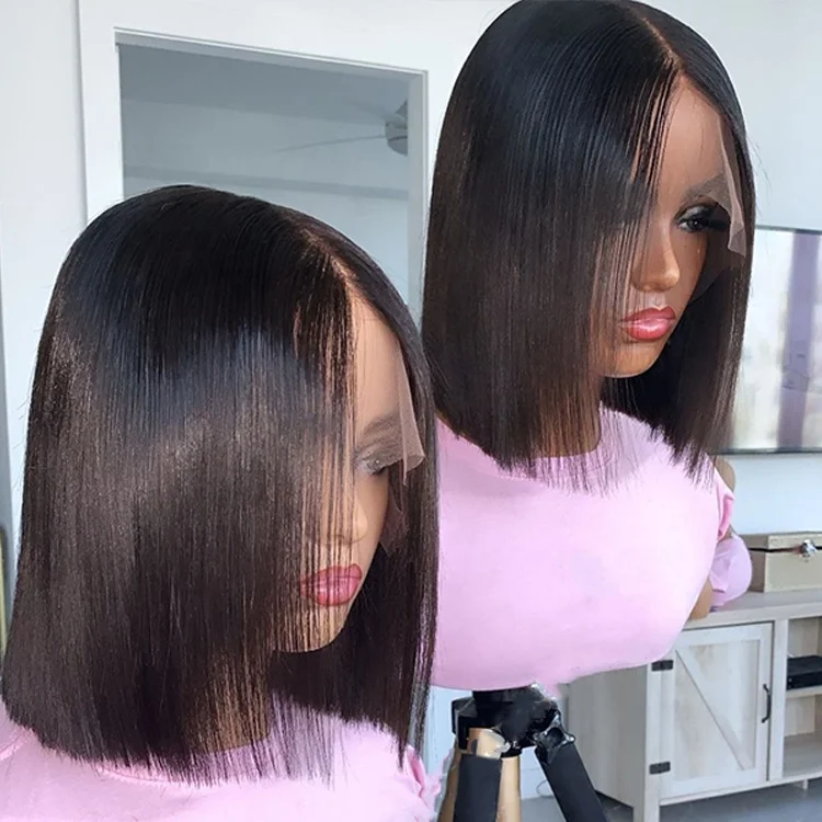 Wholesale Peruvian Natural Virgin Human Hair Extensions 13x4 Lace Front Short Bob Wigs
Wholesale Peruvian Natural Virgin Human Hair Extensions 13x4 Lace Front Short Bob Wigs