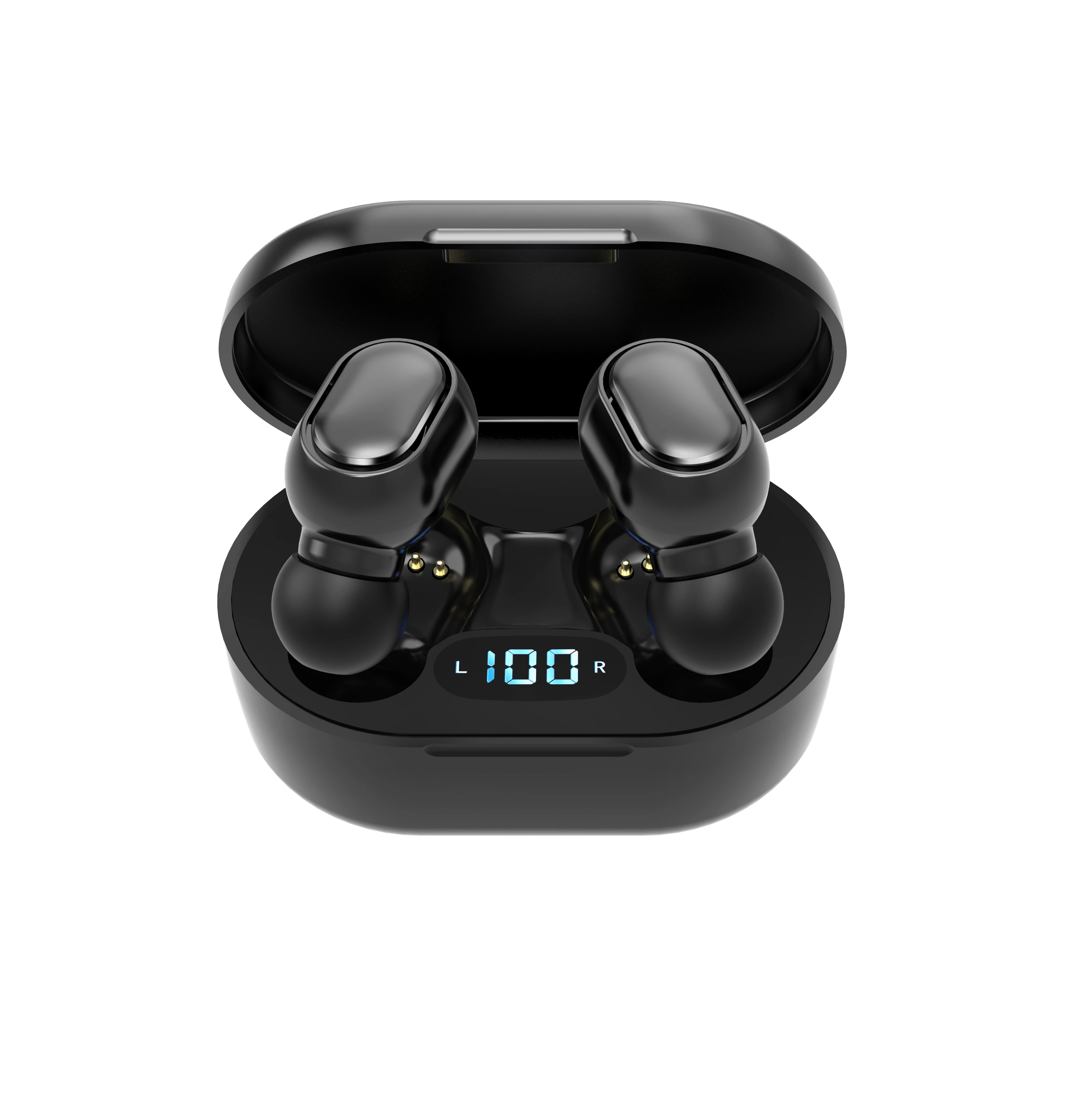 Portable TWS-E7S Bluetooth 5.0 Earbuds Wireless Stereo Comfortable In Ear Headphones With Microphone Charging Case, Black 
Portable TWS-E7S Bluetooth 5.0 Earbuds Wireless Stereo Comfortable In Ear Headphones With Microphone Charging Case, Black