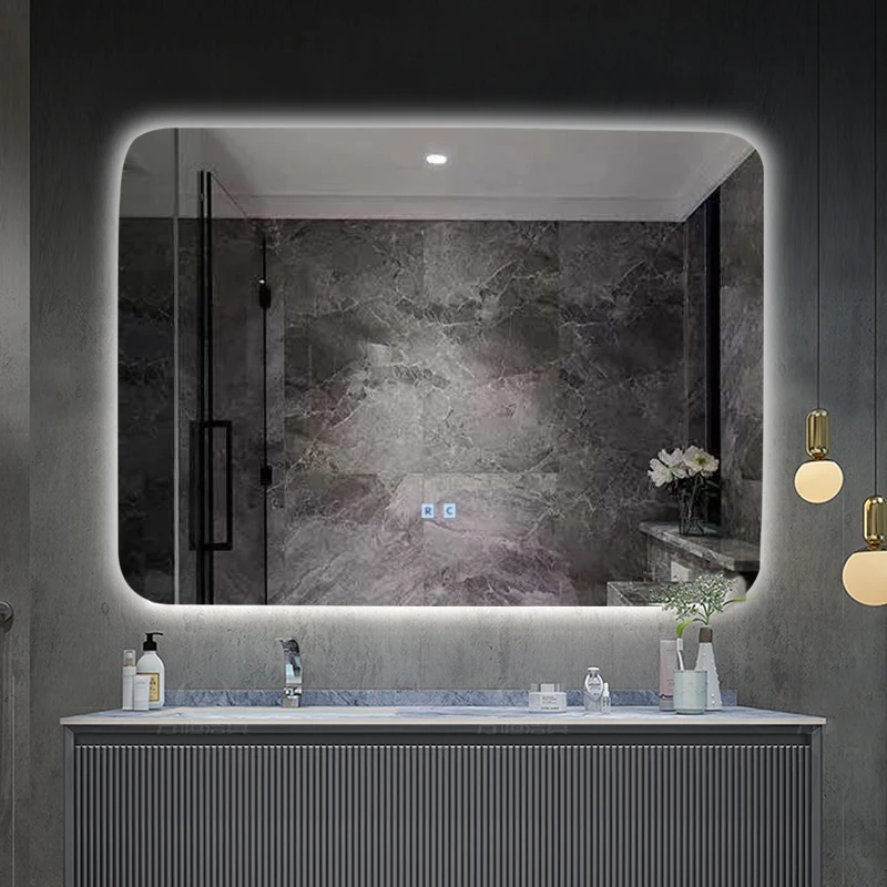 dimmable LED illuminated makeup mirror fogless for bathroom with speaker music blue_tooth wall mounted vertical horizontal
dimmable LED illuminated makeup mirror fogless for bathroom with speaker music blue_tooth wall mounted vertical horizontal