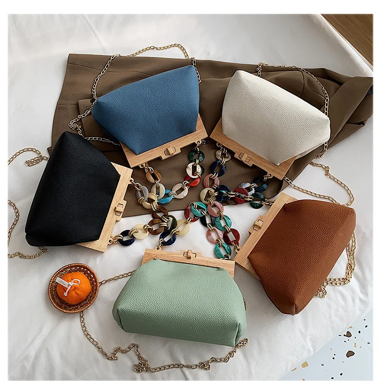 Women's Autumn winter new style woolden handbag acrylic chain leather single shoulder cross-body clutch bags, 5 colors
Women's Autumn winter new style woolden handbag acrylic chain leather single shoulder cross-body clutch bags, 5 colors