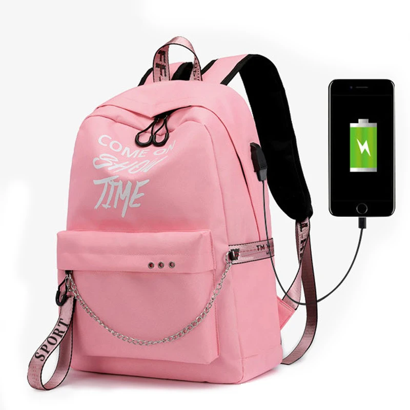 Wholesale Large Capacity Kids Backpack Bag USB Charging Backpacks, Green, pink, gray, black+pink, black+yellow, black+red, black+white
Wholesale Large Capacity Kids Backpack Bag USB Charging Backpacks, Green, pink, gray, black+pink, black+yellow, black+red, black+white
