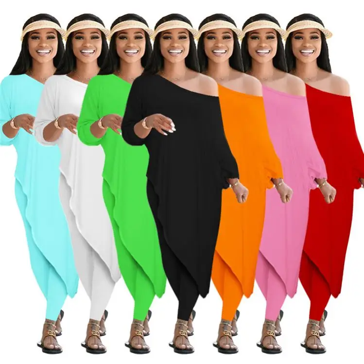 Hot sell casual plus size solid loose 2 pieces sets outfits tracksuit womens clothing two piece pantst set
Hot sell casual plus size solid loose 2 pieces sets outfits tracksuit womens clothing two piece pantst set