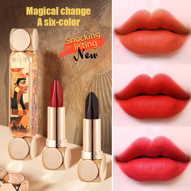 Wholesale Private Label Magic Six-color Lipstick Velvet Lipstick Makeup 6-color Waterproof Lipstick Popular Colors 3 Years
Wholesale Private Label Magic Six-color Lipstick Velvet Lipstick Makeup 6-color Waterproof Lipstick Popular Colors 3 Years
