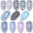 Safety ventilate 100 cotton crib bed snuggle sleeping organic newborn baby nest