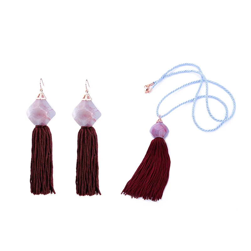 xl01438b Bohemian Handmade Jewelry Sets Jewellery Fashion Boho Long Rope Chain Necklace and Earrings Tassel For Women
xl01438b Bohemian Handmade Jewelry Sets Jewellery Fashion Boho Long Rope Chain Necklace and Earrings Tassel For Women