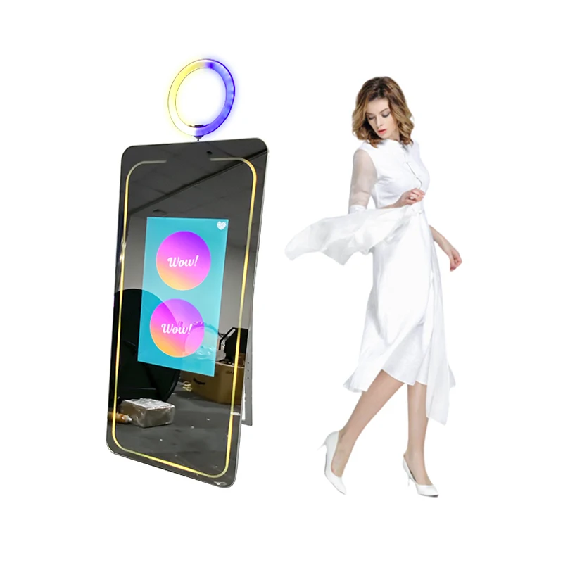 Foldable magic mirror 360 photo booth portable stand up selfie wedding photo mirror photo booth machine
Foldable magic mirror 360 photo booth portable stand up selfie wedding photo mirror photo booth machine