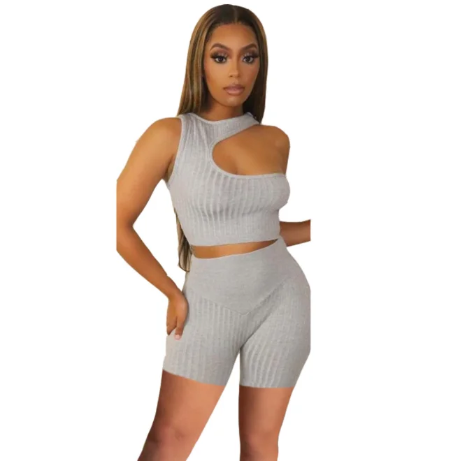 2021 European and American manufacturers direct sales solid color off-shoulder asymmetrical sleeveless yoga fitness suit two pie
2021 European and American manufacturers direct sales solid color off-shoulder asymmetrical sleeveless yoga fitness suit two pie