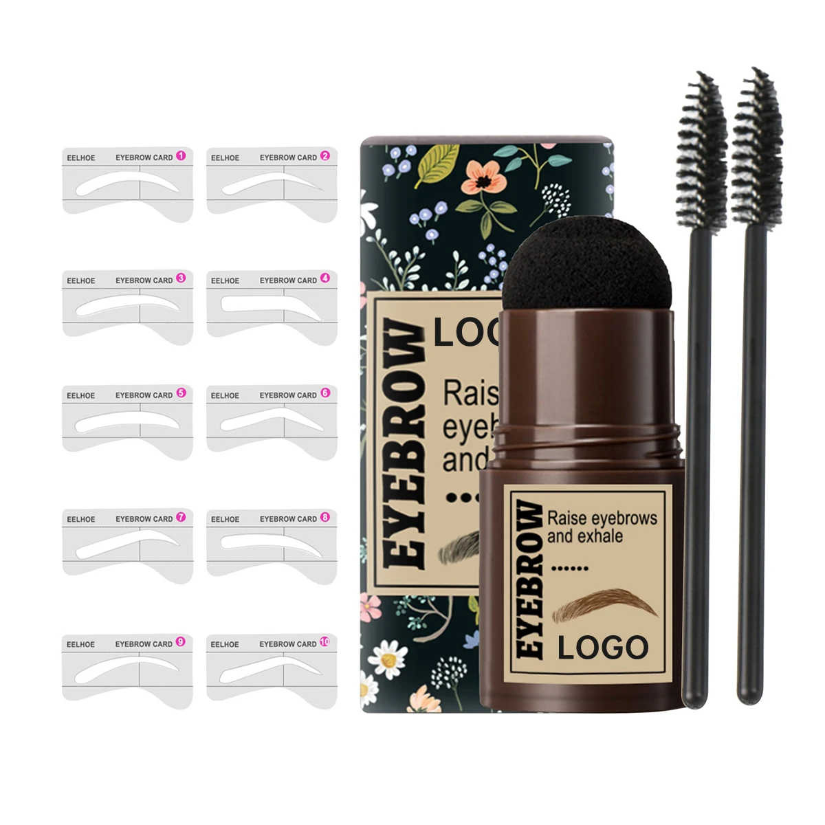 Natural and Beautiful Waterproof of Eyebrow Stamp for Women Stencil Kit with Reusable Eyebrow Stencil and Two Brushes brow stamp
Natural and Beautiful Waterproof of Eyebrow Stamp for Women Stencil Kit with Reusable Eyebrow Stencil and Two Brushes brow stamp