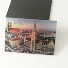 Various Customized silver embossed foil aluminium fridge magnet