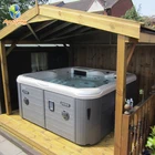 Freestanding acrylic outdoor whirlpool massage bathtub,pool spa outdoor tub