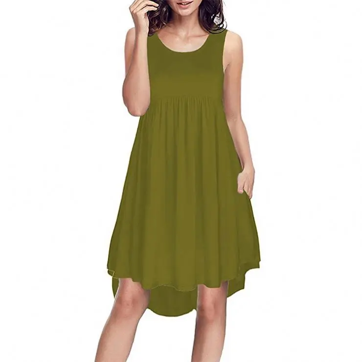 PEARL Sleeveless Crew Neck Woman Casual Dress 2021 Ladies Dresses Women Summer Clothing
PEARL Sleeveless Crew Neck Woman Casual Dress 2021 Ladies Dresses Women Summer Clothing