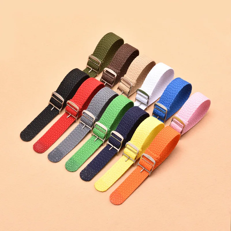 Watchbands Multi-colored Nylon Perlon Straps Wrist Sport Watch Straps for Watch Accessories Watch Band Fabric, As picture
Watchbands Multi-colored Nylon Perlon Straps Wrist Sport Watch Straps for Watch Accessories Watch Band Fabric, As picture