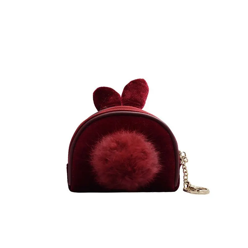 Wholesale Kid Purses Little Girl Plush Ball Purses Animal Rabbit Design Cute Mini Coin Purse
Wholesale Kid Purses Little Girl Plush Ball Purses Animal Rabbit Design Cute Mini Coin Purse