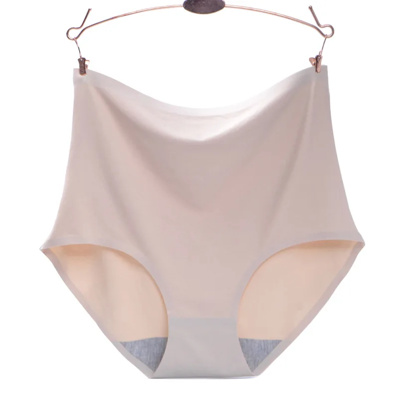 High waist ice silk underwear women summer new style cotton breathable large size one piece seamless briefs
High waist ice silk underwear women summer new style cotton breathable large size one piece seamless briefs