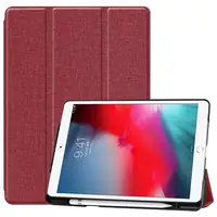 

Denim tablet Case For Apple iPad 10.2 (2019) air3 pro 10.5 denim pen slot universal 10.2 inches Wake-up with sleep