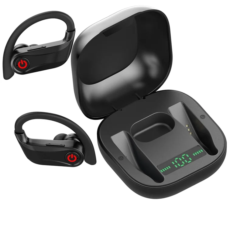 Factory direct Earhook Digital LED Display Screen dual ear noise reduction Sport Earphone Q62 charging warehouse
Factory direct Earhook Digital LED Display Screen dual ear noise reduction Sport Earphone Q62 charging warehouse
