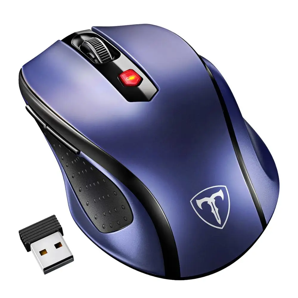 VicTsing MM057 2.4G Wireless Mouse Portable Mobile Optical Mouse with 6 Buttons 5 Adjustable DPI Levels for Notebook PC Laptop
VicTsing MM057 2.4G Wireless Mouse Portable Mobile Optical Mouse with 6 Buttons 5 Adjustable DPI Levels for Notebook PC Laptop