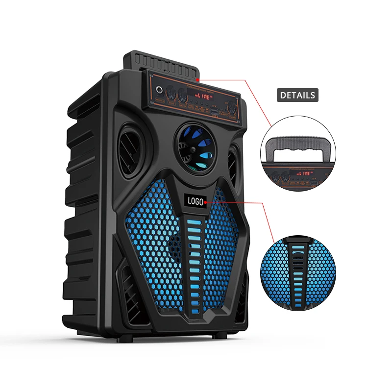 HT-K4 DJ party Speakers active bass portable outdoor wireless bt speaker
HT-K4 DJ party Speakers active bass portable outdoor wireless bt speaker
