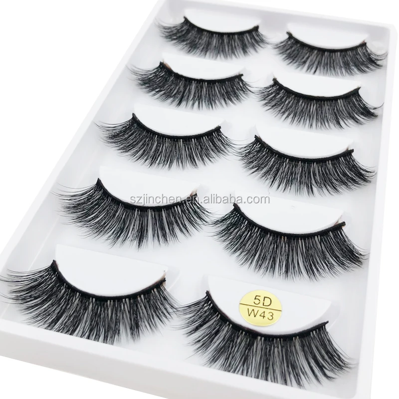 High quality fake eyelashes 5D-W43 hot sale 5 pairs 5D mink natural long full strip lashes
High quality fake eyelashes 5D-W43 hot sale 5 pairs 5D mink natural long full strip lashes