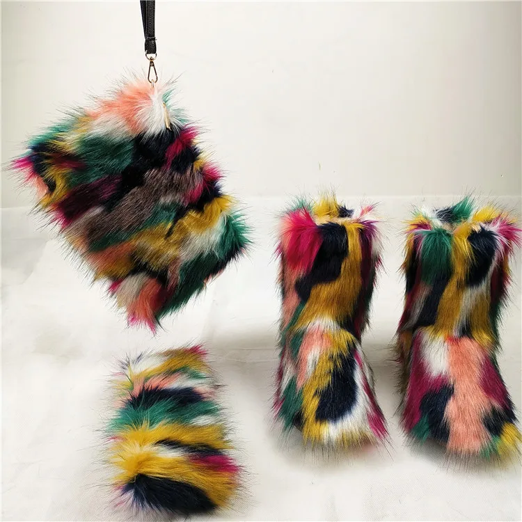 Factory Direct Wholesale fur boots with bows winter boots for men real fur bling snow boots
Factory Direct Wholesale fur boots with bows winter boots for men real fur bling snow boots