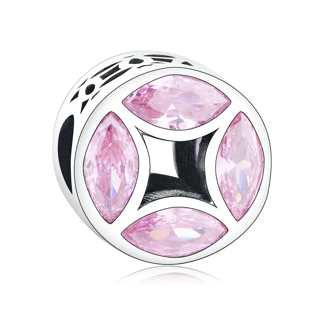 Fashion 925 Sterling Silver Pink Petal Coin Pendant Beads Charms fit Pandora Charm Bracelets Jewelry Making
Fashion 925 Sterling Silver Pink Petal Coin Pendant Beads Charms fit Pandora Charm Bracelets Jewelry Making