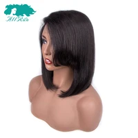 

Latest Allrun Factory Wholesale Economical Ladies Wigs, No Tangle No Shed Original Black Brazilian Virgin Human Hair Wigs