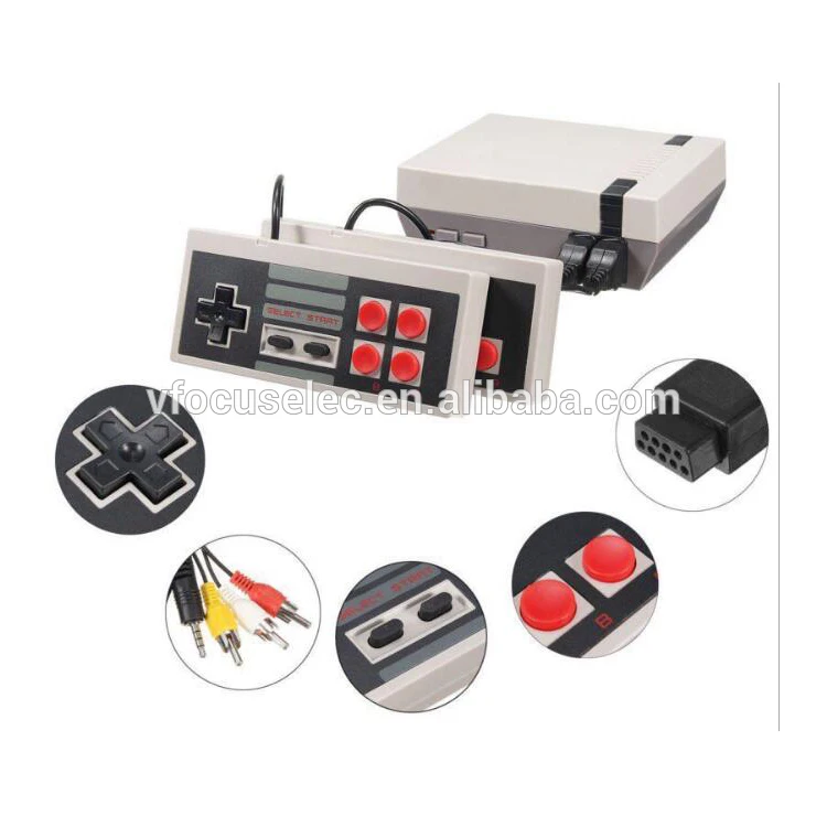 

Retro 620 Game Console TV PAL&NTSC Mini Video Handheld Game Console For Nintendo N E S Built-in 620 Classic Games, Black+red+white