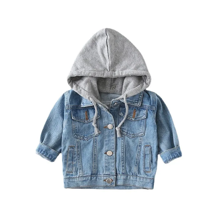 New Arrival Kids Blue Denim Jacket With Hood Baby Girl And Toddler Drawstring Hat Jean Jackets
New Arrival Kids Blue Denim Jacket With Hood Baby Girl And Toddler Drawstring Hat Jean Jackets