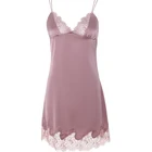 young sexi girl honeymoon lingerie sexy nighty dress silk sleepwear for women