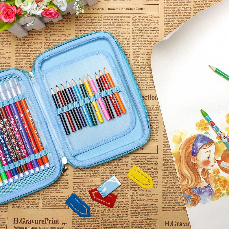 Trendy s Molded EVA School Supplies Storage Pencil Case factory